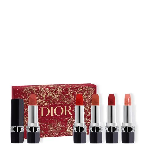 dior mirror and lipstick set|dior limited edition lipstick set.